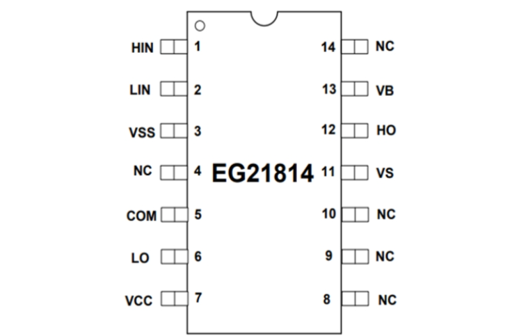 EG21814：大功率MOS/IGBT栅极驱动芯片，高性价比之选