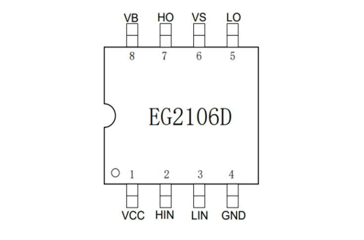 EG2106D：专为无刷电机与DC-DC电源设计的MOS/IGBT栅极驱动芯片