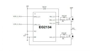 EG2134：卓越性能的大功率MOS/IGBT栅极驱动芯片，高性价比之选