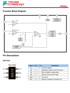 FP5202 非衕步的PWM提陞控製器芯片