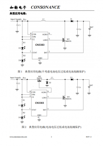 CN3383：高效PFM陞壓型三節鋰電池充電控製集成電路