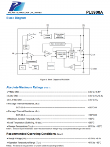 PL5900A 1.2A衕步降壓調節器