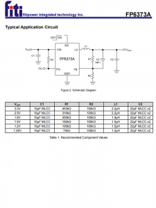 FP6373A 高效1MHz 3A同步降压调节器