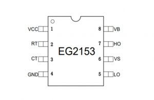 EG2153：高压高速功率MOSFET/IGBT栅极驱动器，集成振荡器与保护关断功能