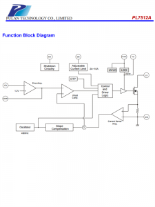 PL7512A 非同步的PWM提升转换器