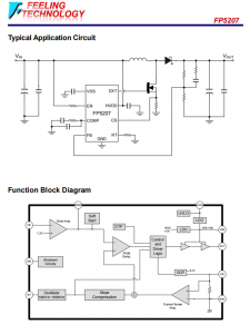 FP5207 非同步的PWM提升控制器芯片