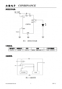 CN5711：集成化高性能LED電流調製電路，支持1.5A恆定輸齣與廣泛電流調節