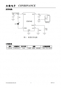 CN3142：高效太阳能供电单节锂电池充电管理芯片