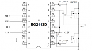 EG2113D：高性能大功率MOS/IGBT栅极驱动芯片，专为无刷电机控制器设计