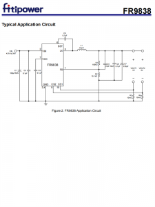 FR9838 36V 5A 同步降压DC/DC转换器
