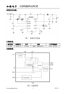 CN3301：寬電壓範圍PFM陞壓型多節電池充電控製集成電路