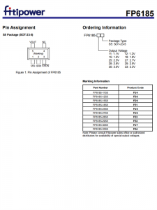FP6185 300mA，低噪声高PSRR LDO调节器