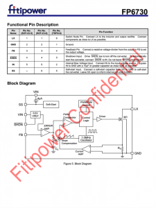 FP6730 1MHz 2.5A电流模式升压DC/DC转换器芯片 SOT23-5/6 TDFN-6