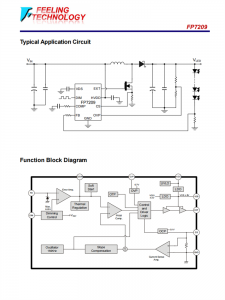 FP7209 针对LED驱动程序的非同步PWM启动控制器芯片