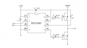 EG2104S：高效SD集成MOS管与IGBT栅极驱动芯片