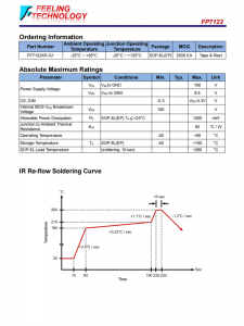 FP7122 具有平均模式恒定电流控制的LED驱动器芯片