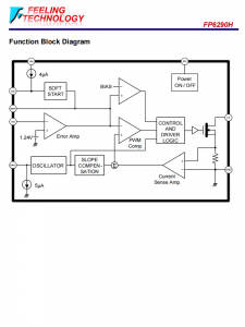 FP6290H 低噪声升压电流模式PWM转换器芯片