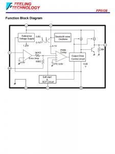 FP5138 非同步的PWM提升控制器芯片