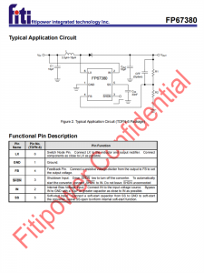 FP67380是一款功能强大的升压DC/DC转换器，适用于各种需要高效、小体积电源转换的应用场景