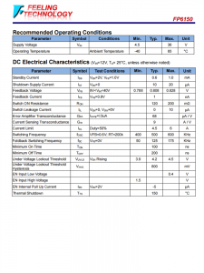 FP6150 3A，36V，降压转换器芯片