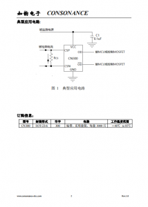 CN61C繫列：高精度、低功耗CMOS電壓檢測集成電路