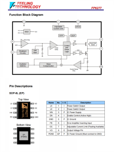 FP6277 500 kHz 7A高效同步PWM升压转换器IC