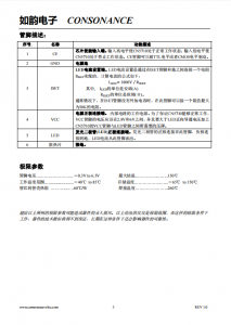 CN5710：集成化LED电流调制电路，支持高达1A恒定输出与灵活电流调节