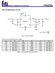 FP6378A SOT23-5 2A同步降压芯片 DC-DC转换器