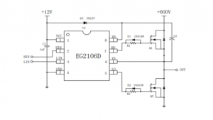 EG2106D：專爲無刷電機與DC-DC電源設計的MOS/IGBT柵極驅動芯片