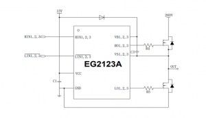 EG2123A：高性价比大功率MOS/IGBT栅极驱动芯片，集成多重保护功能