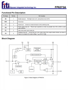 FP6373A 高效1MHz 3A同步降压调节器