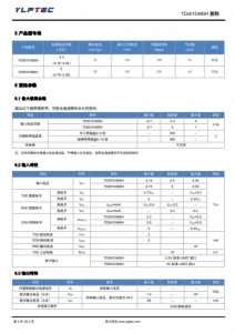 TD501D485H  200Kbps 64 RS-485通信和总线保护于一体的RS-503协议收发模块