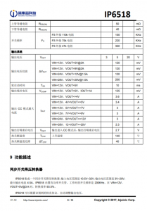 IP6518  最大输出 45W，集成 Type-C PD 输出和各种快充输出协议