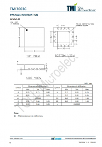 TMI7003C  3通道1.5A、1.5MHz DC/DC降壓型PMU
