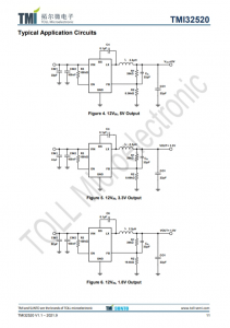 TMI32520  1MHz 18V 2A衕步COT降壓型轉換器 強製PWM操作
