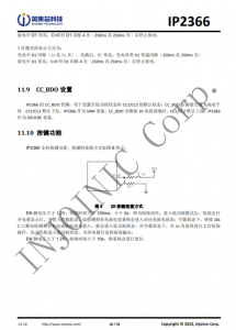 IP2366  支持 PD3.1 等多种快充输入输出协议、支持 2~6 节串联电池 