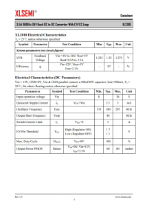 XL2010E1   3.5A 180KHz 36V Buck DC to DC Converter With CV/CC Loop  