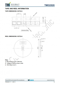 TMI32520  1MHz 18V 2A衕步COT降壓型轉換器 強製PWM操作