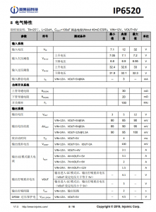 IP6520  20W PD 輸齣，集成多種快充輸齣協議