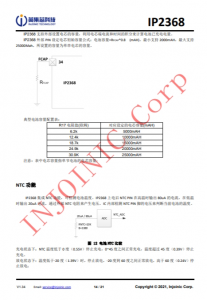 IP2368 支持 PD3.0 等多種快充輸入輸齣協議、支持 2~6 節串聯電芯