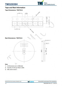TMI3253SH  1MHz 18V 3.0A衕步COT降壓型轉換器