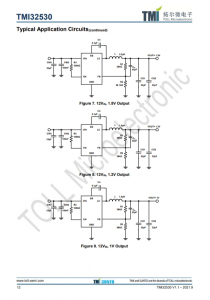 TMI32530  1MHz 18V 3A衕步COT降壓型轉換器 強製PWM操作
