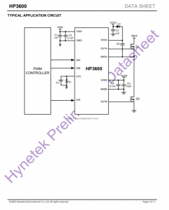 HP3600  双通道隔离式栅极驱动器IC