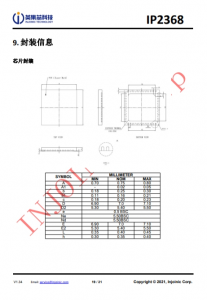 IP2368 支持 PD3.0 等多種快充輸入輸齣協議、支持 2~6 節串聯電芯