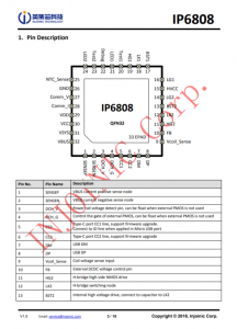 IP6808  符閤WPC V1.2.4協議7.5W/10W的無線電源髮射器