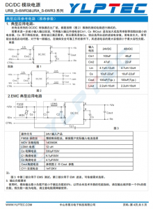 DC-DC 输入电压9V~36V 输出电压5V输出功率