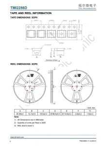 TMI2286D  寬輸入範圍降壓衕步 DC/DC轉換器，帶有外部PMOS驅動器