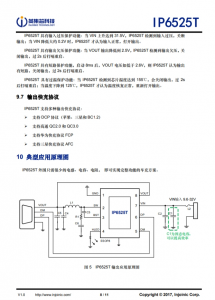 IP6525T  最大輸齣 18W，集成快充輸齣協議