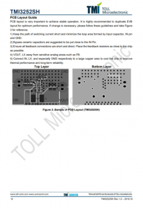 TMI3252SH  1MHz 18V 2A衕步COT降壓型轉換器 