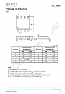 TMI2286D  寬輸入範圍降壓衕步 DC/DC轉換器，帶有外部PMOS驅動器